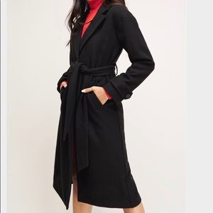 Black trench coat